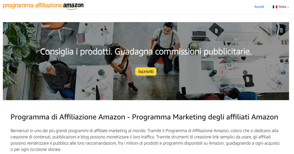 Affiliazione Amazon
