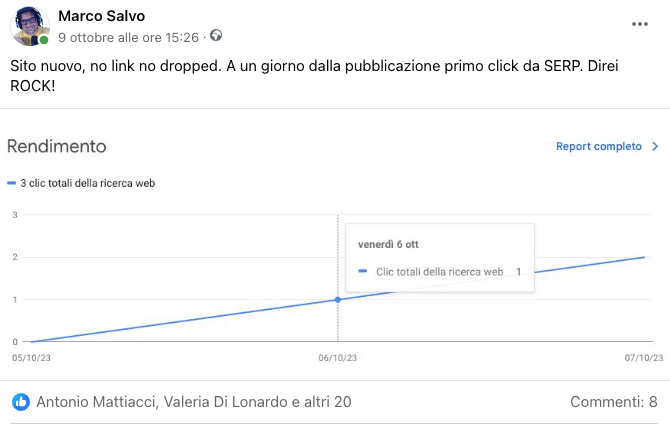 caso studio SEO - Test SEO