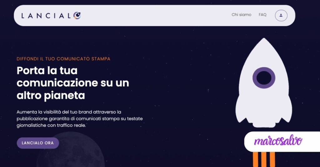 Lancialo piattaforma di invio comunicati stampa