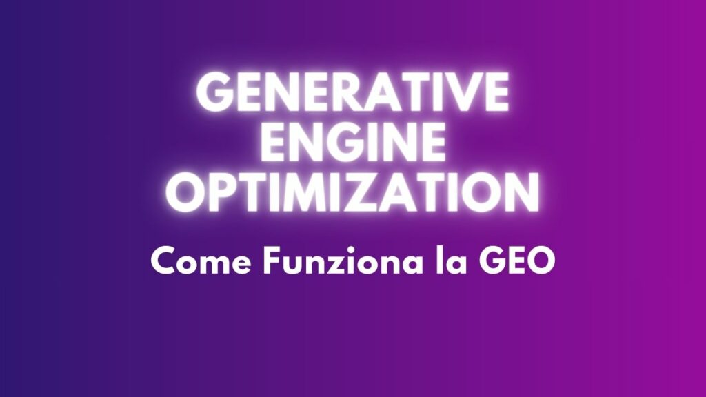 Come Funziona la GEO