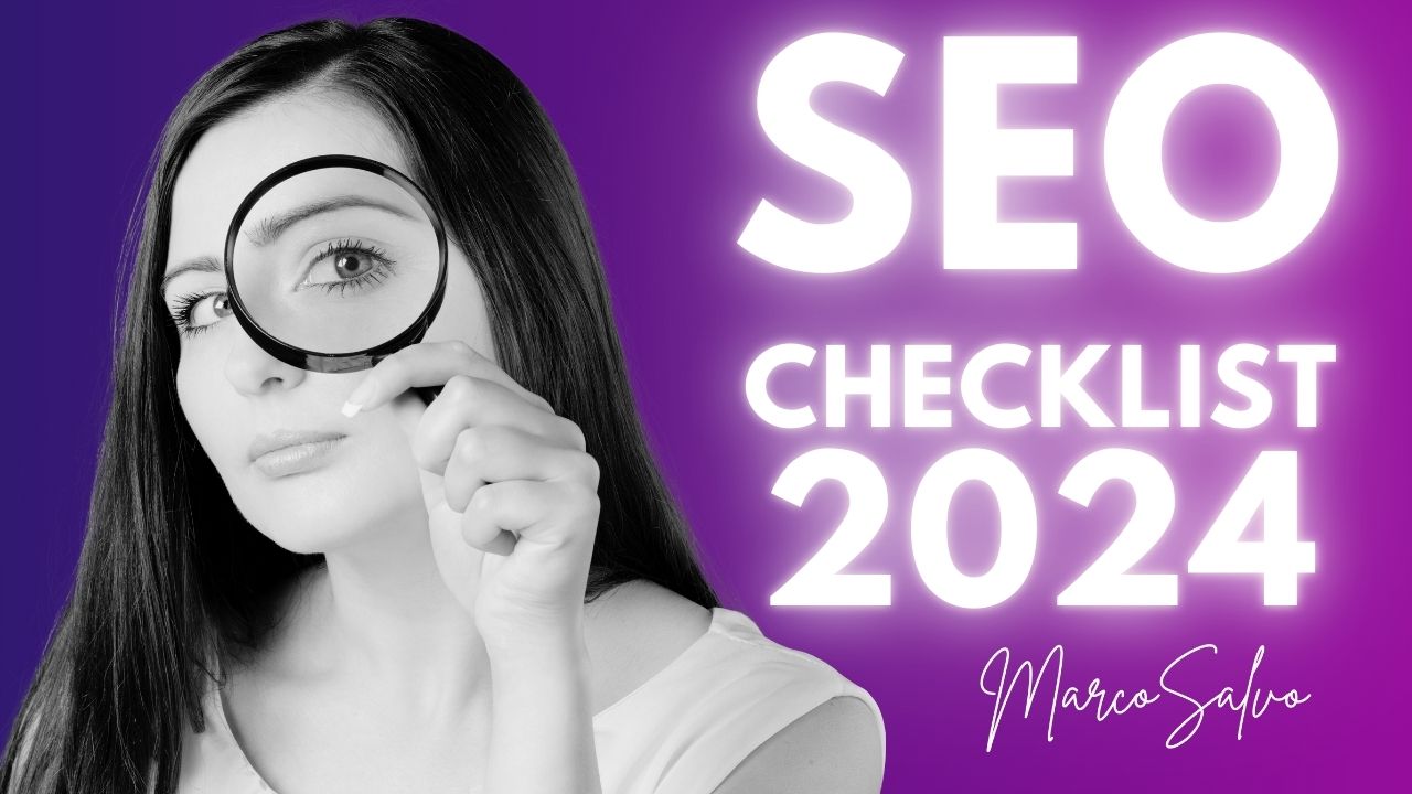 SEO checklist 2024